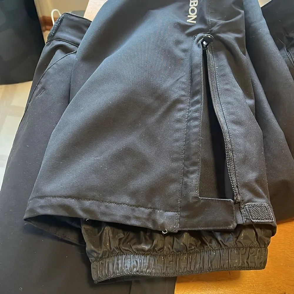 EXCELLENT CONDITION WOMEN’S SIZE 8 BLACK KARBON PRISM INSULATED SKI/SNOWPANTS